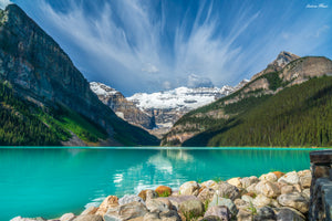 Fine art print of Lake Louise in Banff National Park, Alberta Canada – landscape photography by Andrew Mease